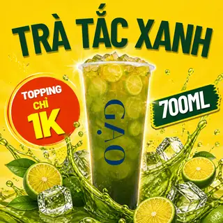 Hình ảnh Trà Tắc Xanh 700ml