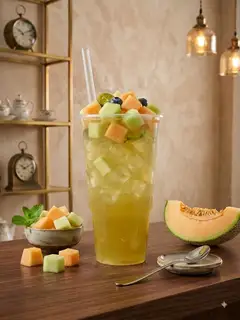 Hình ảnh Trà dưa lưới chanh dây