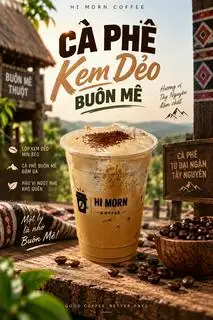 Hình ảnh Cà phê kem dẻo Buôn Mê 360ml