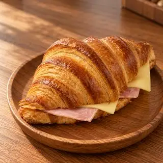Hình ảnh Bánh Croissant Ham Cheese