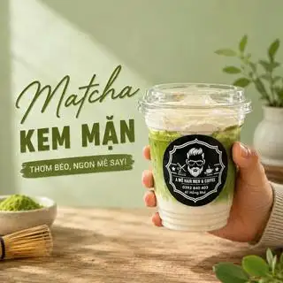 Hình ảnh Matcha latte kem mặn