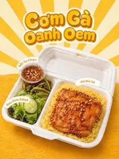Hình ảnh Cơm Gà Xối Mỡ - Má Đùi