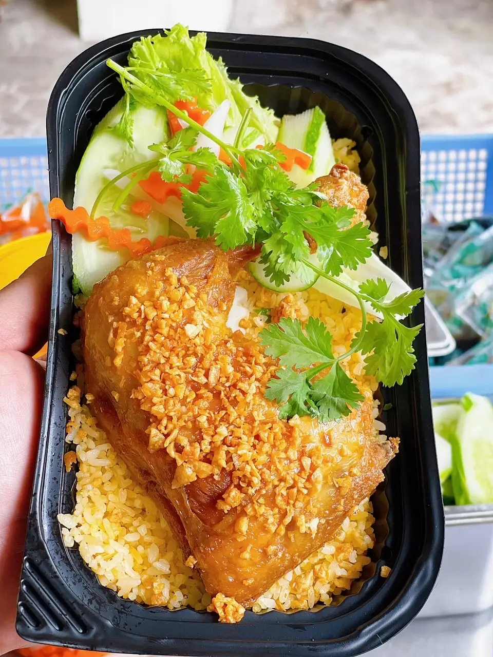 Hình ảnh Cơm Chiên Gà Xối Mỡ Góc Tư (Tặng phần canh)