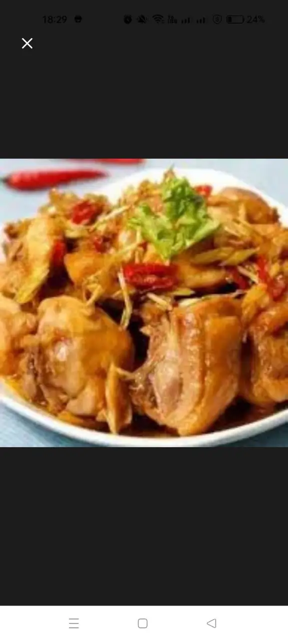 Cơm gà kho gừng + canh - 56.000 ₫ tại Cơm Bình Dân - Dạ Nam