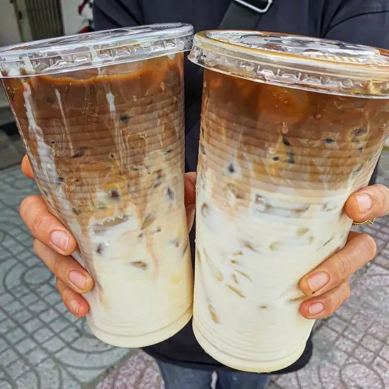 Sữa tươi cà phê - 58.000 ₫ tại RY Đôris Coffee House - Bánh Mì Nướng Muối Ớt, Cà Phê Muối & Cacao Muối - Nơ Trang Long