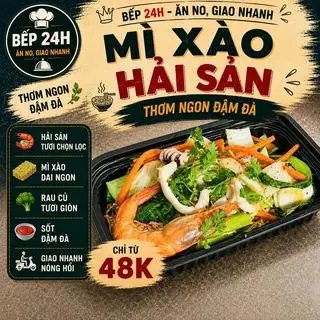 Mì xào hải sản - 58.000 ₫ tại Bếp Nhà - Ăn Ngon Giao Nhanh - Lạc Long Quân