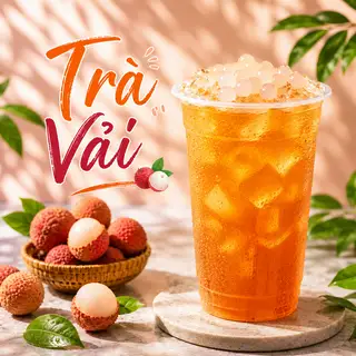 Trà vải (Ly lớn) - 32.000 ₫ tại Lê Gia - Hồng Trà Tắc & Bánh Tráng Muối Nhuyễn - 3 Tháng 2