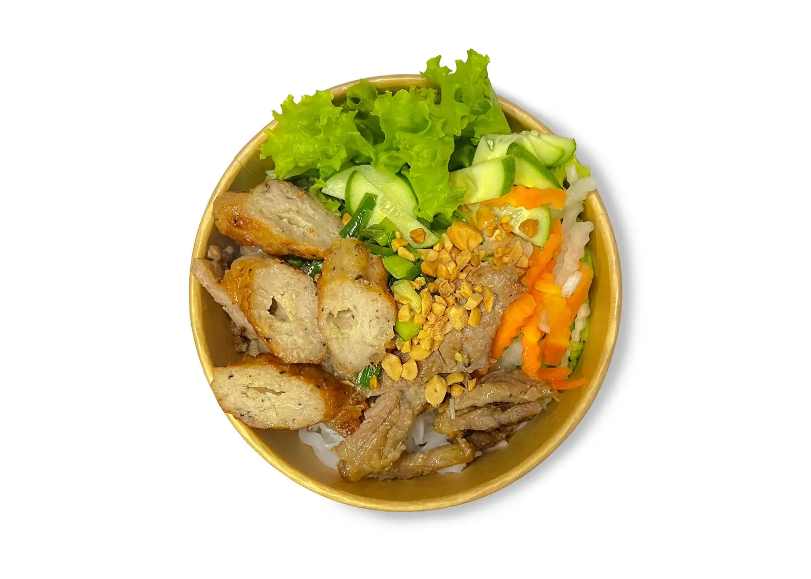 Bún Thịt Nướng + Nem Nướng - 50.000 ₫ tại Đặc Sản Bún Thịt Nướng - Trần Đình Xu