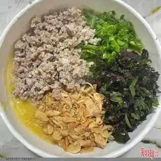 Hình ảnh Cháo gà bí đỏ