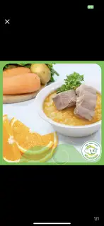 Hình ảnh Cháo Sườn non sốt cam