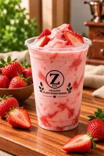 Hình ảnh Sinh tố dâu/ Strawberry smoothie
