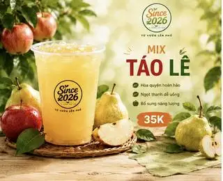 Hình ảnh Nước ép mix Táo Lê