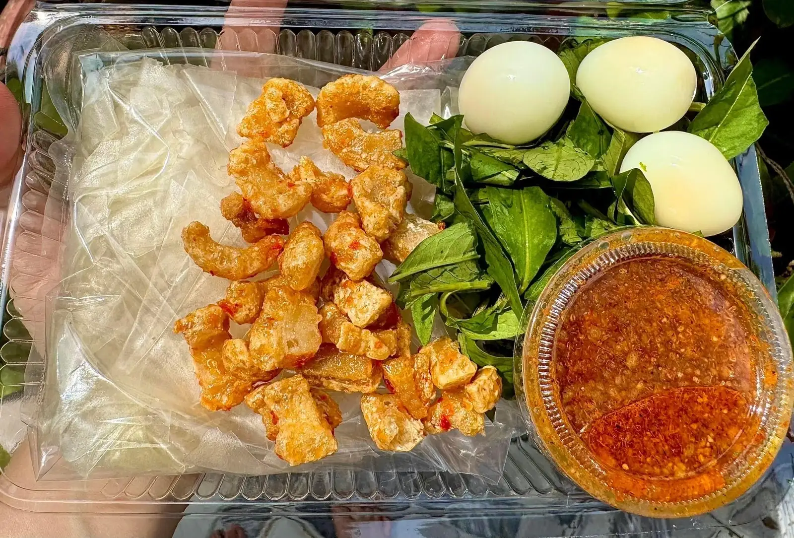 Bánh Tráng Chấm(bánh phơi sương) - 35.000 ₫ tại Bánh Tráng Trộn Tóp Mỡ Gạo Nâu - Bình Trưng