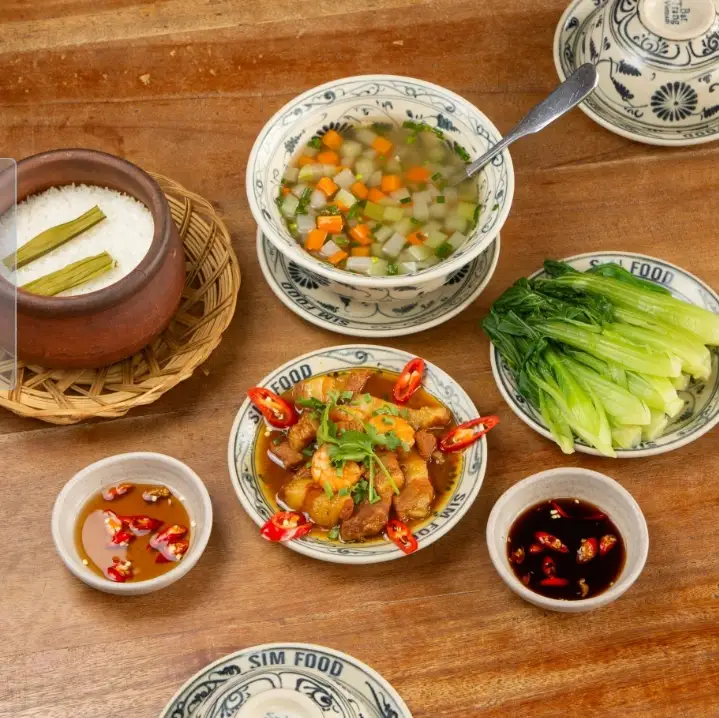 Hình ảnh Set 16. Tôm rim thịt