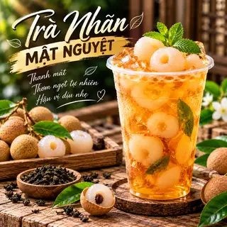 Hình ảnh Trà Nhãn Mật Nguyệt