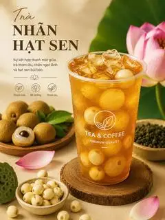 Hình ảnh Trà nhãn hạt sen