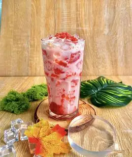 Hình ảnh Trà sữa dâu tây