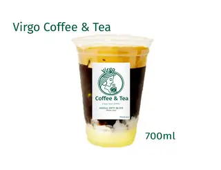 Cf sữa size L - 35.000 ₫ tại Virgo Cafe & Cake - Cà Phê Muối & Bánh Crepe Sầu Riêng Tươi - Trần Xuân Soạn