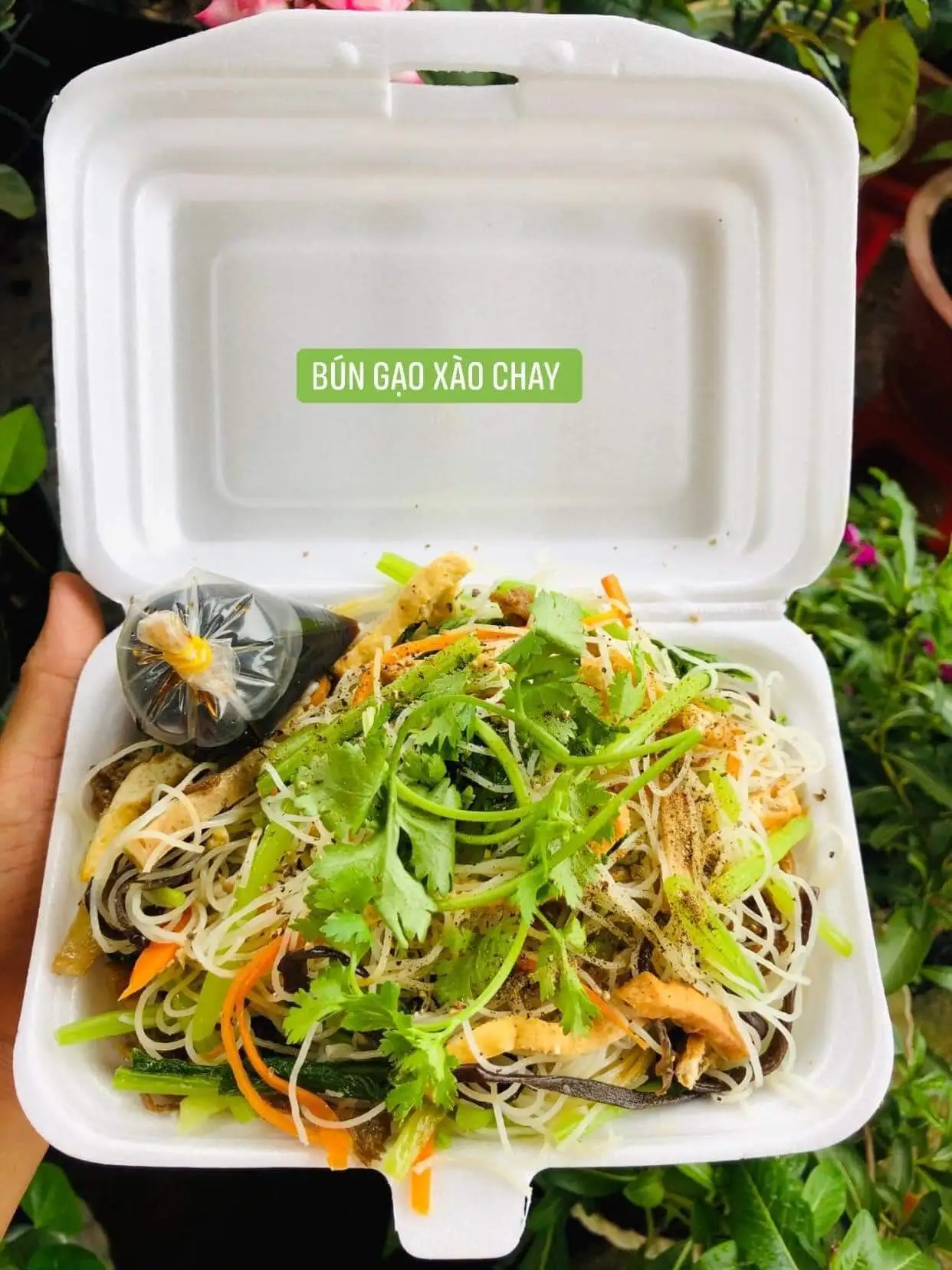 bún gạo xào Singapore  - 65.000 ₫ tại Cơm Chay Hoa Thiện - Bà Triệu