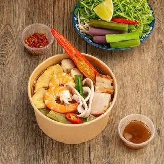 Bún Mắm Nguyên Bản Tô Đặc Biệt (Có tôm) - 109.000 ₫ tại Quán Mắm Bông Lau - Bún Mắm & Lẩu Mắm - Thích Quảng Đức
