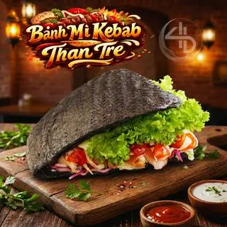 Bánh Kebab Than Tre - 54.000 ₫ tại 4B Food - Kebab & Tacos - Bùi Thị Xuân