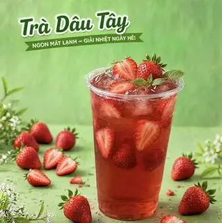 Hình ảnh Trà dâu tây