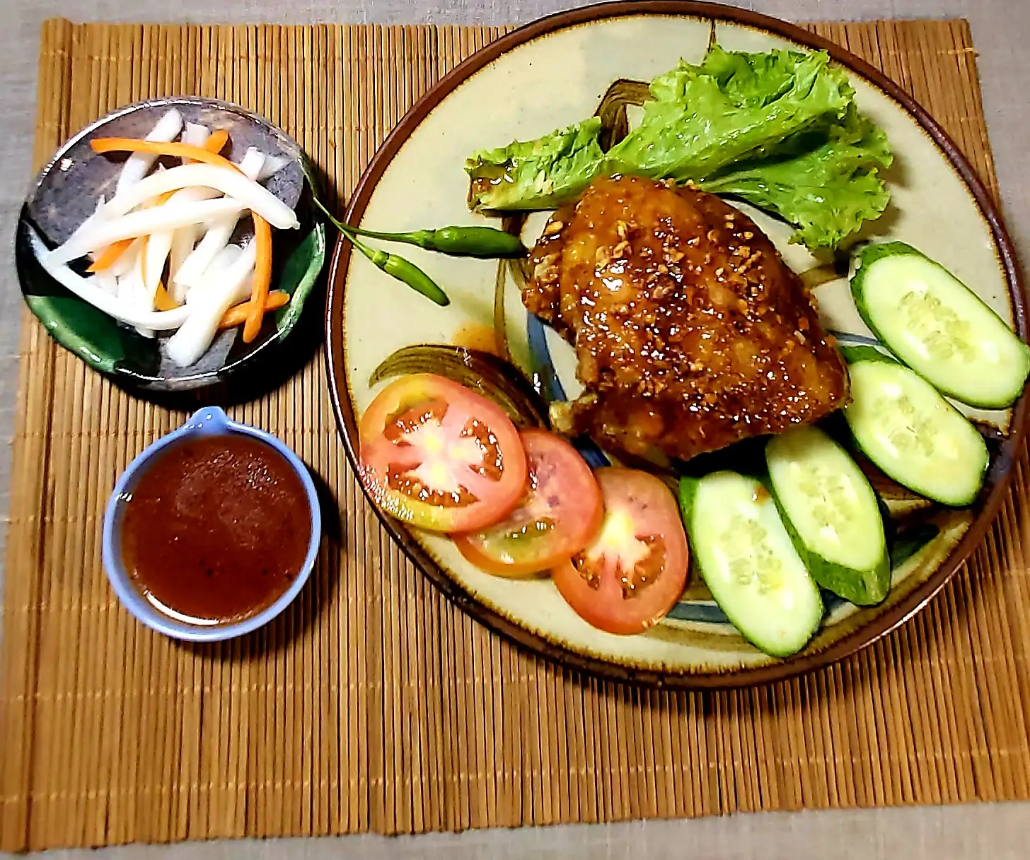 Hình ảnh Má Đùi Xối Mỡ ( Không Cơm)