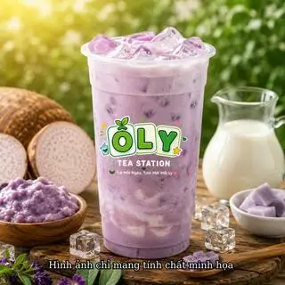 Hình ảnh Latte Khoai Môn Nghiền 