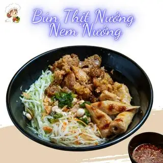 Bún Thịt Nướng + Nem Nướng - 75.000 ₫ tại Nem Nướng Nha Trang Cô Út - Hoàng Sa