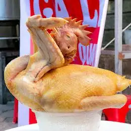 Hình ảnh gà lễ luộc chín 