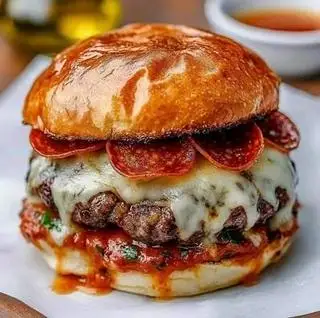 Hình ảnh pizza buger