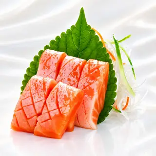Hình ảnh SASHIMI BỤNG CÁ HỒI 5m
