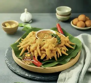   Chân Gà Ủ Muối Hoa Tiêu Rút Xương Khay 500G + Kèm 2 Hũ Sốt Chấm Muối Hoa Tiêu - 157.000 ₫ tại Gà Ủ Muối Hoa Tiêu Đệ Nhất - Sư Vạn Hạnh 
