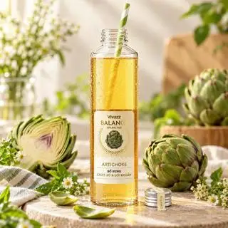 Hình ảnh Vivazz Balance - Nước trái cây có chất xơ và lợi khuẩn - vị Atiso - 330 ml