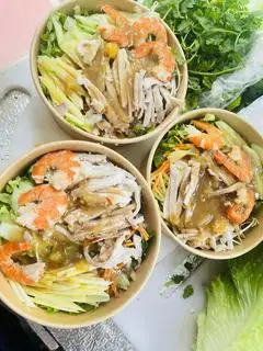 Hình ảnh bún trộn mắm nêm