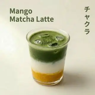 Hình ảnh Mango matcha latte
