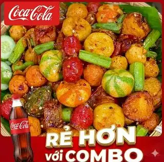 Combo Cá Viên Chiên Sốt nhỏ Tặng Coca-cola  - 116.000 ₫ tại Ăn Vặt Nhà Nga Cá Viên Chiên & Combo Ăn Vặt - Đoàn Hồng Phước