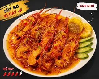 Hình ảnh Size Nhỏ - Tôm Hùm Đất Sốt Bơ Cay Béo Ngậy - Bắp