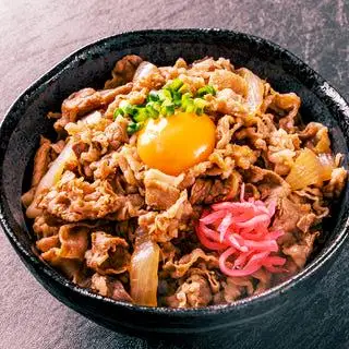Hình ảnh CƠM BA CHỈ BÒ HẦM KIỂU NHẬT GYUDON