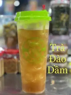 Trà đào dầm ( Nhỏ )  - 25.000 ₫ tại Cô Mai - Bánh Tráng Cuốn - Hồ Thị Kỷ