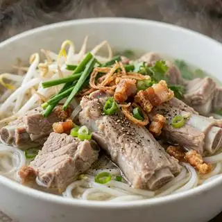 Hình ảnh hủ tiếu sườn non