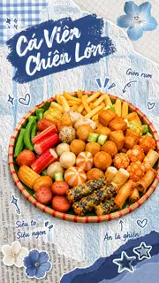 Combo cá viên vừa - 150.000 ₫ tại Cá Viên Chiên - Cư Xá Phú Lâm - Đường Số 10