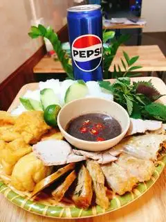Hình ảnh Bún đậu đầy đủ+pepsi