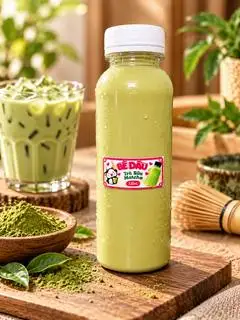 Hình ảnh Trà sữa Matcha chai 330 ml