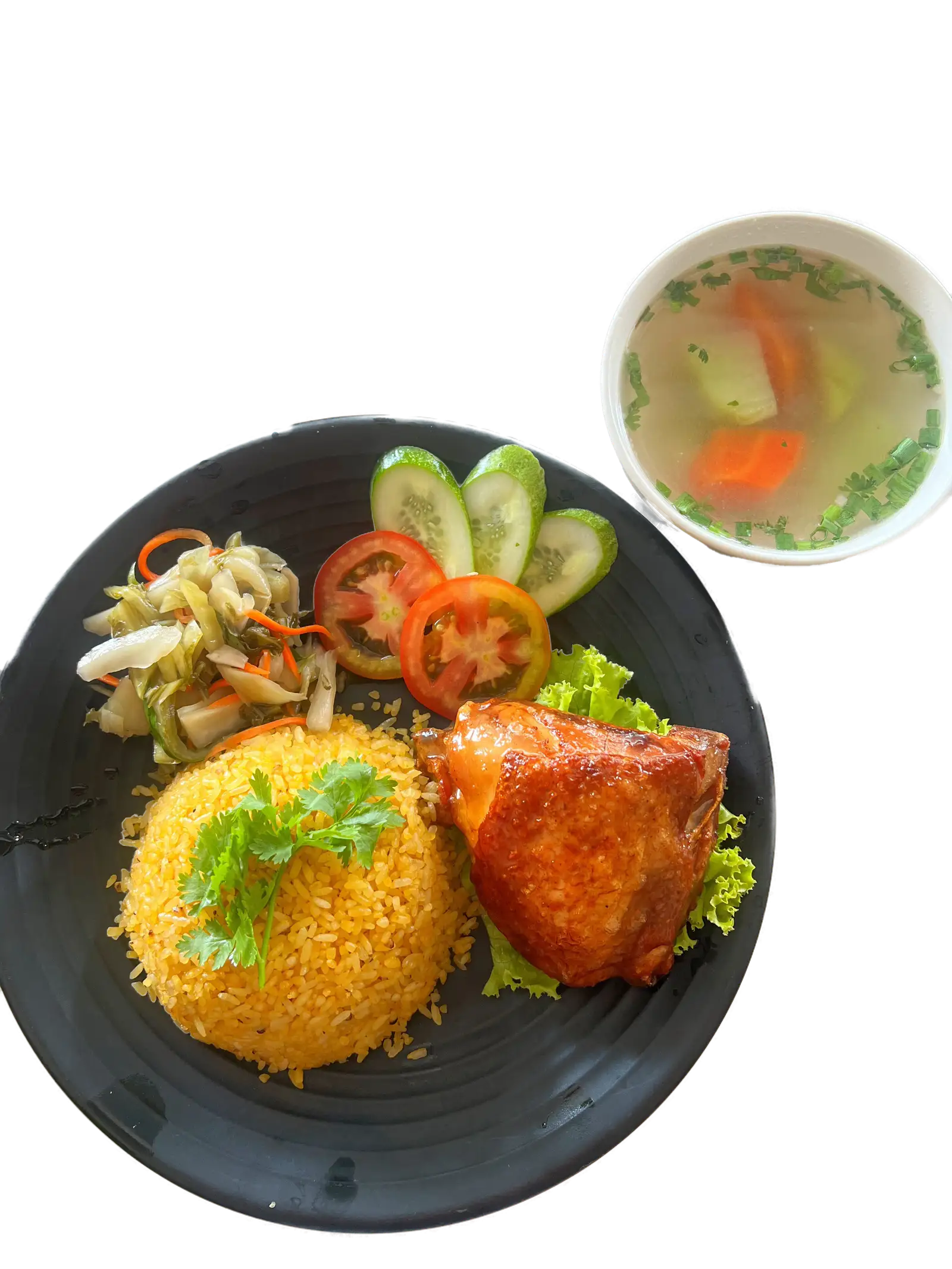 Cơm gà xối mỡ (Má đùi nhỏ) - 59.000 ₫ tại Cơm Gà Xối Mỡ Bon Bon - Trần Xuân Soạn