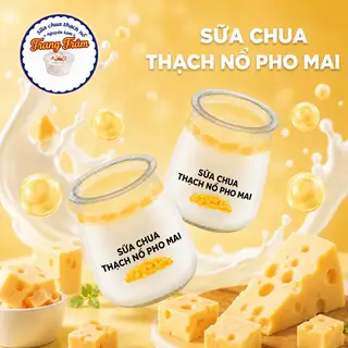 Hình ảnh sữa chua thạch nổ pho mai