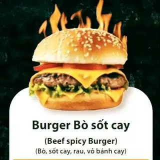 Hình ảnh Burger bò sốt cay - Beef spicy burger