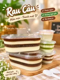 Hình ảnh 1 RAU CÂU FLAN CÀ PHÊ HỘP OVAL 400ML