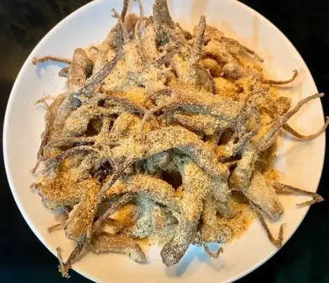 Hình ảnh Lưỡi vịt rang muối (đĩa)