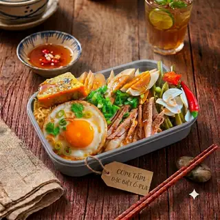 Cơm tấm Long Xuyên đặc biệt - ốp la - 62.000 ₫ tại Chị Bóng - Cơm Tấm Long Xuyên - Đường Số 7 